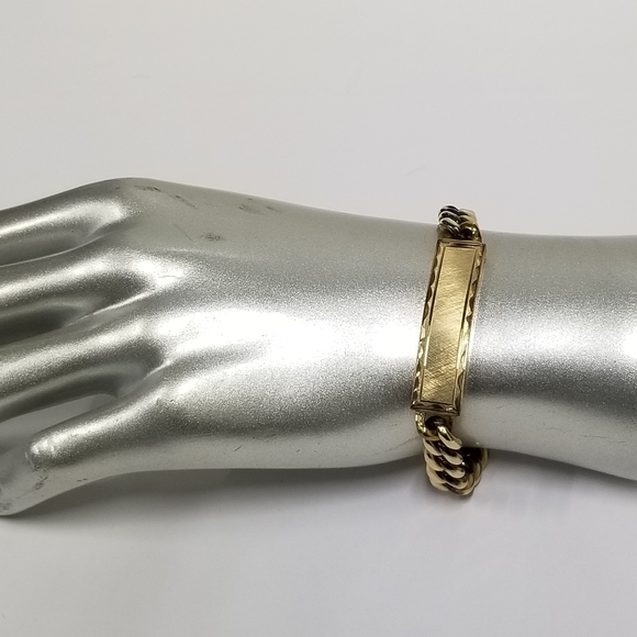 Elco 12k Gold Filled Chunky Bracelet - Picture 8 of 14